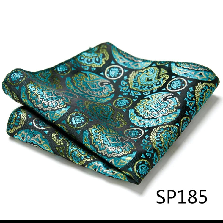 Pocket Square Handkerchief Nice Handmade Woven 100% Silk Hanky Pocket Square Printed hombre Pink Office Clothing accessories
