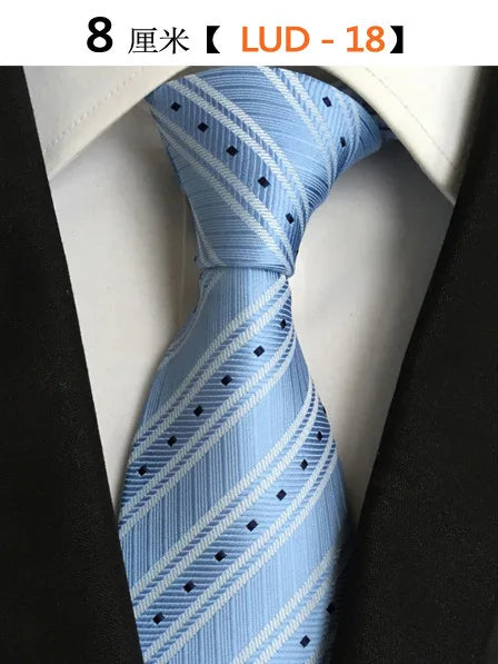 68 Colors NEW 8cm Tie for Man Tie Luxury Striped Flower Business Neck Tie Suit Cravat Wedding Party Necktie Men Gift