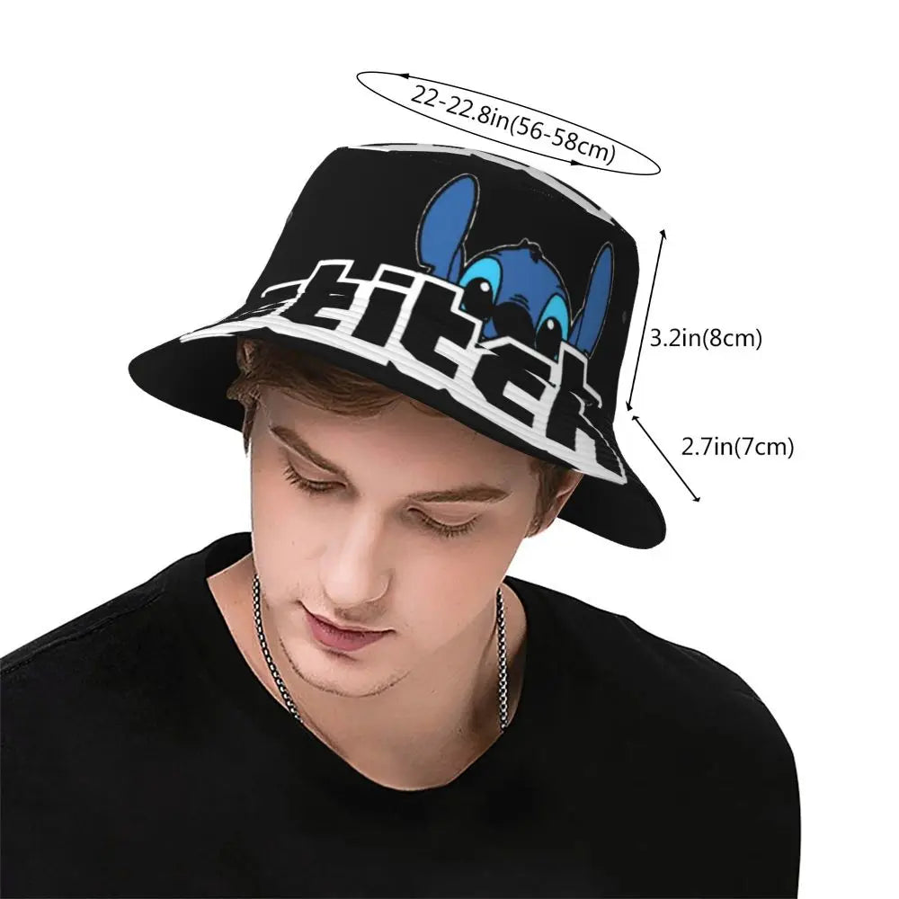 Bob unisexe Kawaii, accessoire de dessin animé amusant, chapeau bob pour la plage, couvre-chef léger