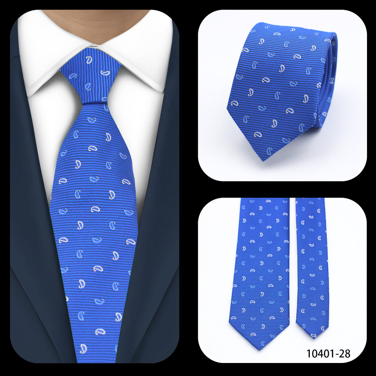Cravates élégantes à pois pour hommes LYL 7 cm, cravate de luxe avec imprimé géométrique, cadeau pour invités, accessoires de festival pour gentleman