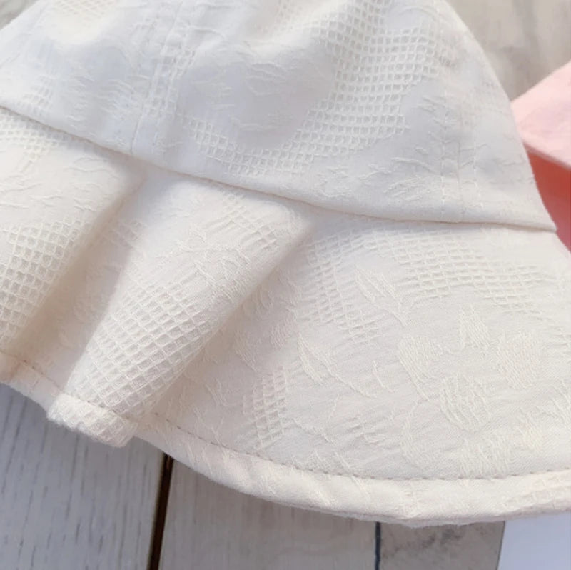 Chapeau de princesse pour bébé fille, grand nœud, casquette d'été pour bébé fille, chapeau de soleil à large bord pour voyage, accessoires pour enfants de 1 à 3 ans