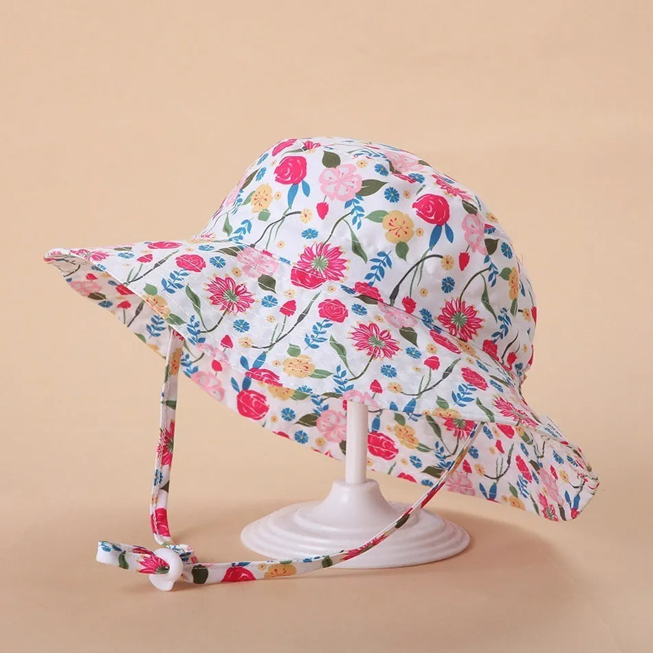 Newborn Baby Hats Boys Girls Panama Summer Kids Sun Hat Infant Beach Fisherman Bucket Hat Children Breathable Outdoor Hats