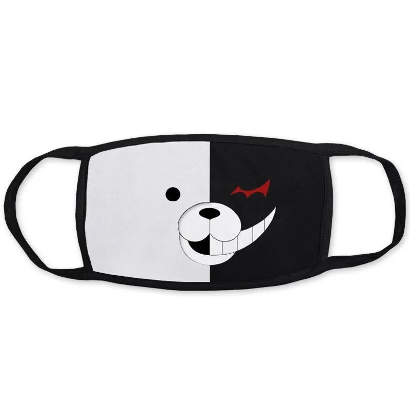 1 masque anti-poussière filtre adulte grande bouche masques faciaux 3D mascara Halloween masculin réutilisable lavable masque de clown mascara divertida
