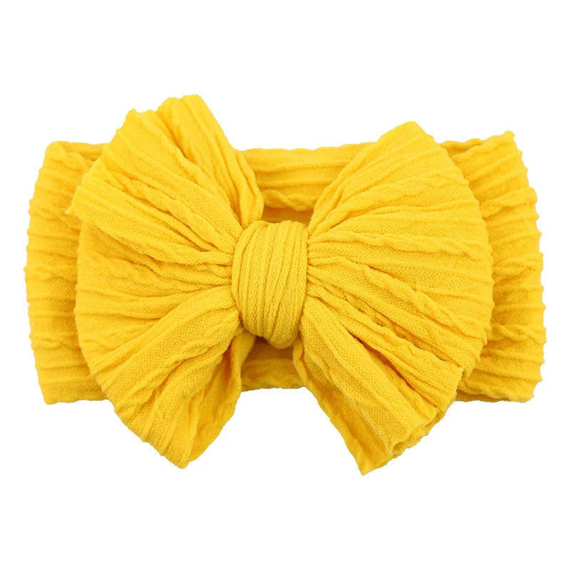 Baby Girl Bows Headband Newborn Turban Hairbands Kids Red Head Band Outdoor Toddler Children HeadWrap Hair Accessories