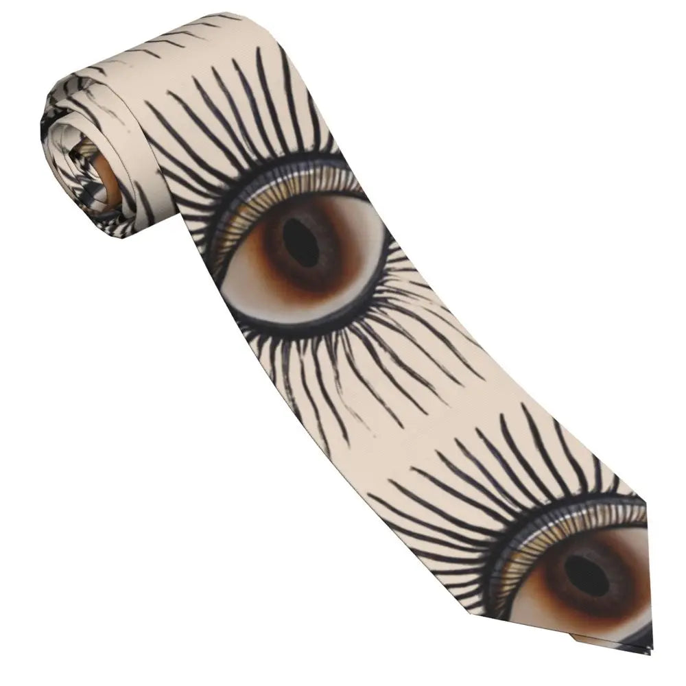 Cravate pour homme avec œil Illuminati, nouvelle impression 3D, style rétro décontracté, accessoire de qualité pour mariage