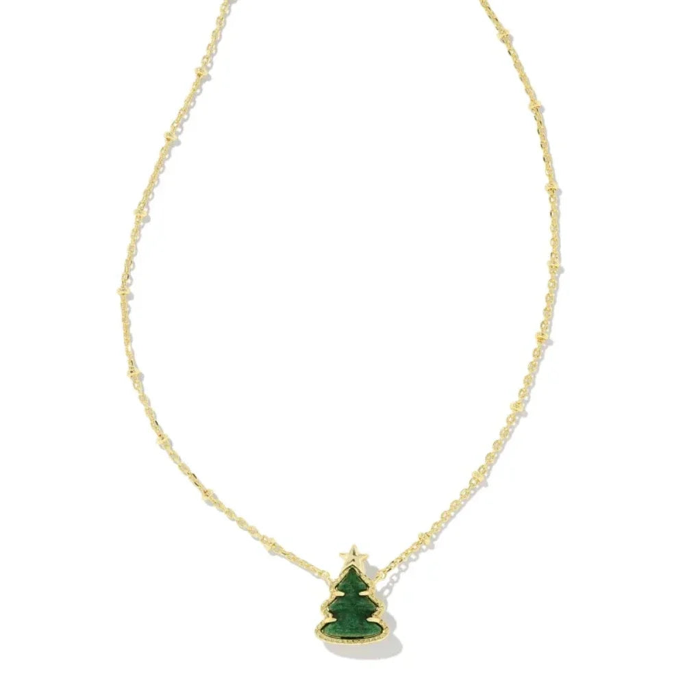 YEEVAA Christmas Series Snowflake/Holiday Tree/Candy Cane Short Pendant Necklace, Fashion Jewelry for Women
