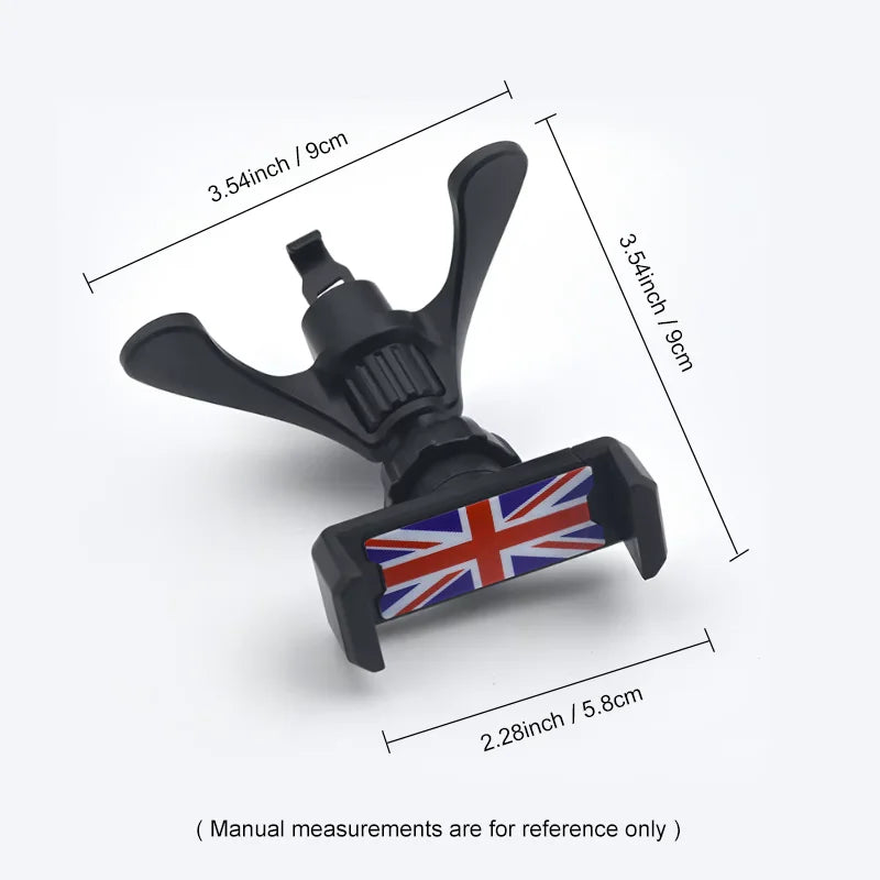 Car Air Vent Outlet Phone Holder For MINI Cooper F54 F55 F56 F57 R55 R56 R57 R60 R50 R52 R53 Car Mount Accessories 