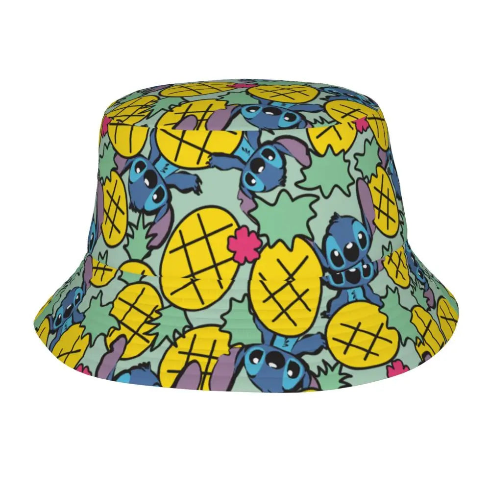 Bob unisexe Kawaii, accessoire de dessin animé amusant, chapeau bob pour la plage, couvre-chef léger