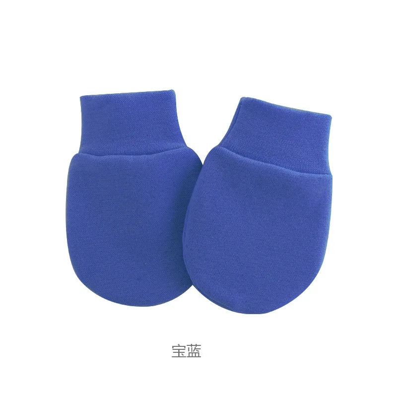 Bonnet pour nouveau-né avec gants, bonnet chaud en coton pour enfants, accessoires pour enfants, bonnet de nuit pour bébés de 0 à 6 mois, automne et hiver
