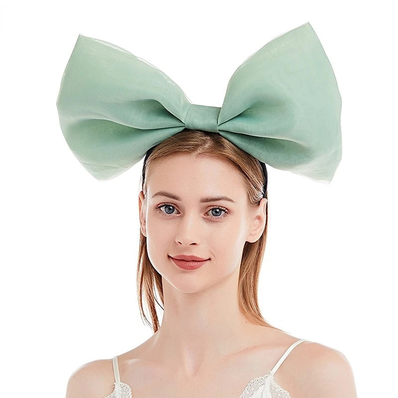 Bow Headband Bowknot Hair Bands Women Party Decoration Cosplay Costume Headwear Headpiece Birthday Accessories Halloween