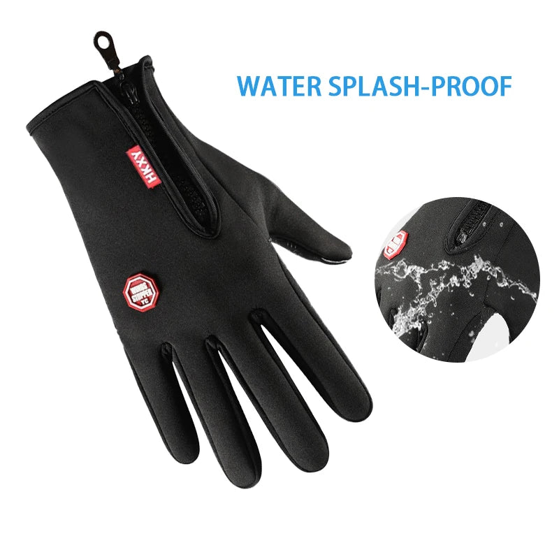 Gants de cyclisme d'extérieur, pour plus de chaleur et antidérapants en automne et en hiver