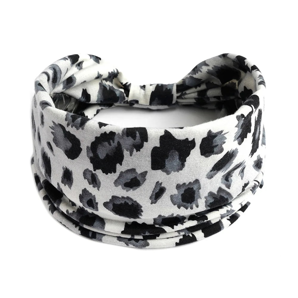 Bohemian Wide Cotton Stretch Headbands Women Headwrap Turban Headwear Bandage Hairbands Bandana Wide Headbands Hair Accessories