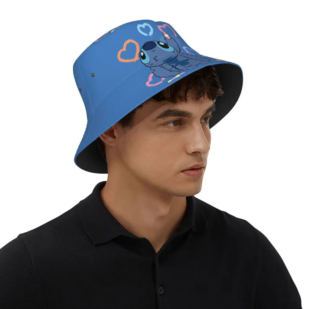 Bob unisexe Kawaii, accessoire de dessin animé amusant, chapeau bob pour la plage, couvre-chef léger