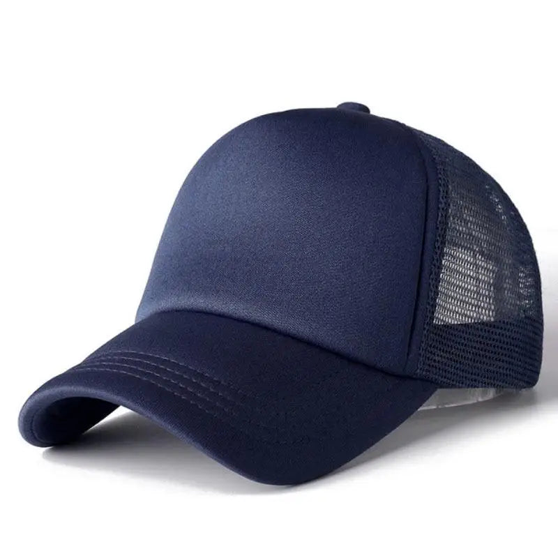 Casquette de baseball en maille COKK, ajustable, à rabat, unisexe, style hip-hop, pour homme et femme, chapeau de papa, en éponge, doux et respirant, noir