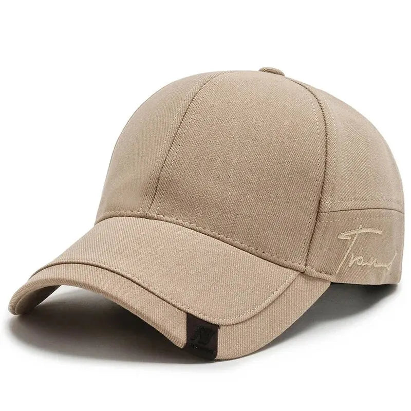 Casquette de baseball noire style coréen pour homme, style décontracté et polyvalent