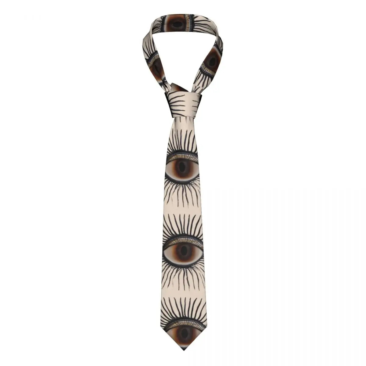 Cravate pour homme avec œil Illuminati, nouvelle impression 3D, style rétro décontracté, accessoire de qualité pour mariage