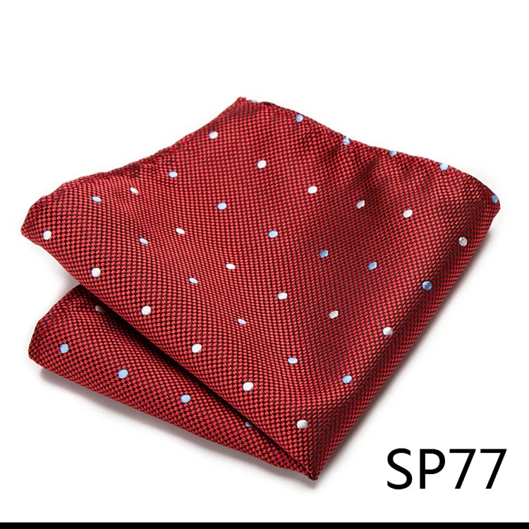 Pocket Square Handkerchief Nice Handmade Woven 100% Silk Hanky Pocket Square Printed hombre Pink Office Clothing accessories