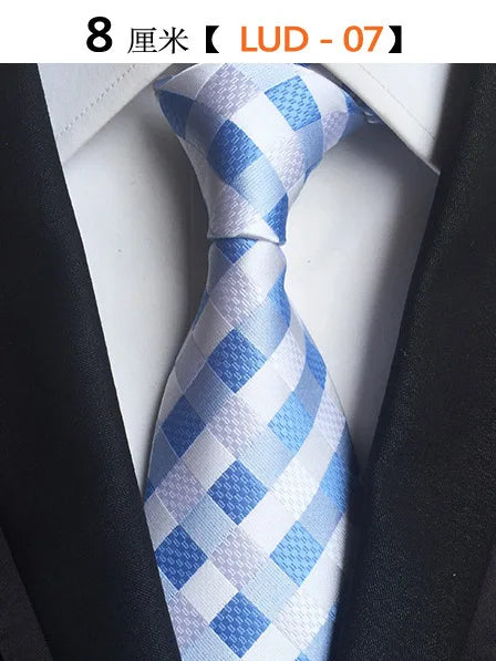 68 Colors NEW 8cm Tie for Man Tie Luxury Striped Flower Business Neck Tie Suit Cravat Wedding Party Necktie Men Gift