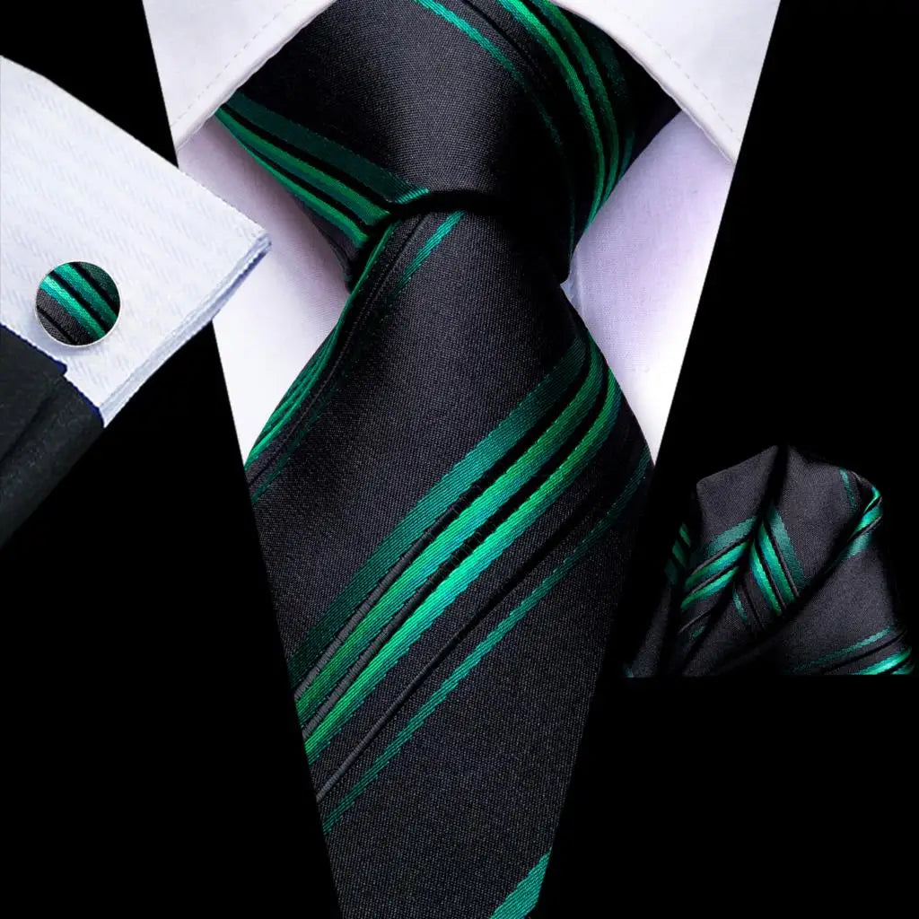 Hi-Tie – Cravate de mariage en soie violette unie à motif cachemire pour homme, ensemble de qualité avec boutons de manchette et mouchoir, cadeau tendance, livraison directe