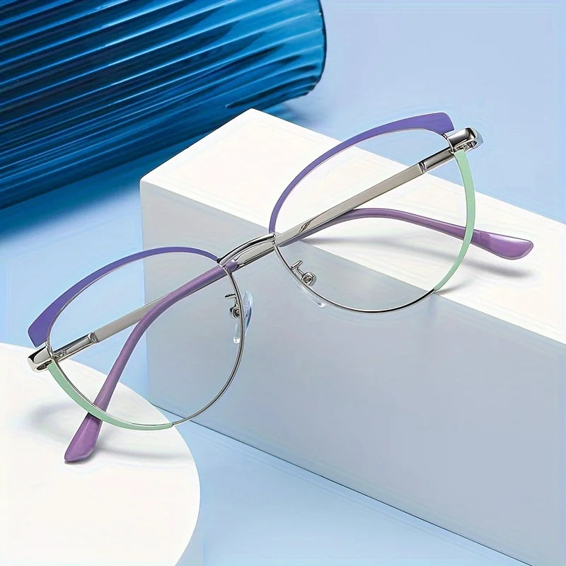 Blue Light Blocking Glasses For Men Women Anti Eyestrain UV For Computer Gaming Glasses Trendy Lightweight Frame