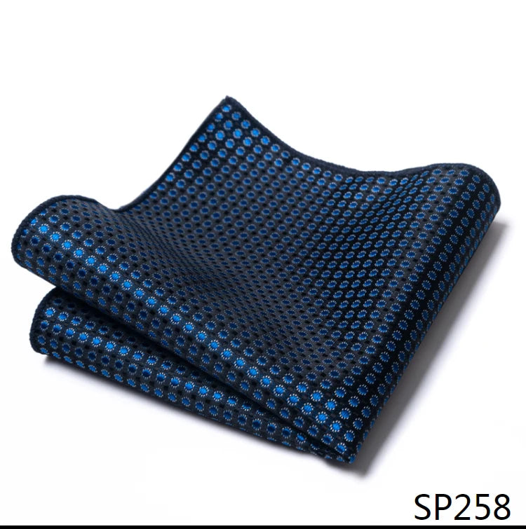 Vangise Brand Newest style Silk Hanky Man Floral Gray Fit Business lover's day Pocket Square Handkerchiefs