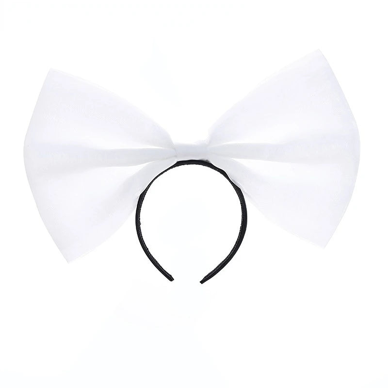 Bow Headband Bowknot Hair Bands Women Party Decoration Cosplay Costume Headwear Headpiece Birthday Accessories Halloween