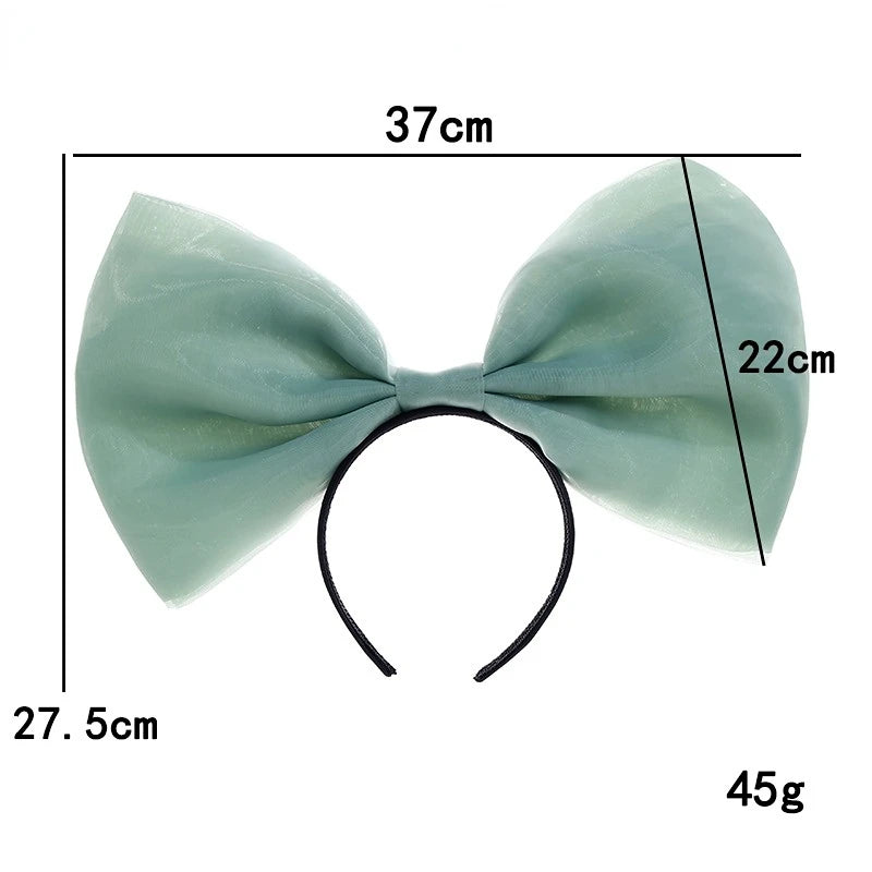 Bow Headband Bowknot Hair Bands Women Party Decoration Cosplay Costume Headwear Headpiece Birthday Accessories Halloween