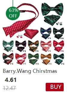 Ensemble élégant de cravates et boutons de manchette en soie à fleurs multiples pour homme, cravate jacquard à fleurs pour mariage, entreprise, fête, événement, Barry.Wang