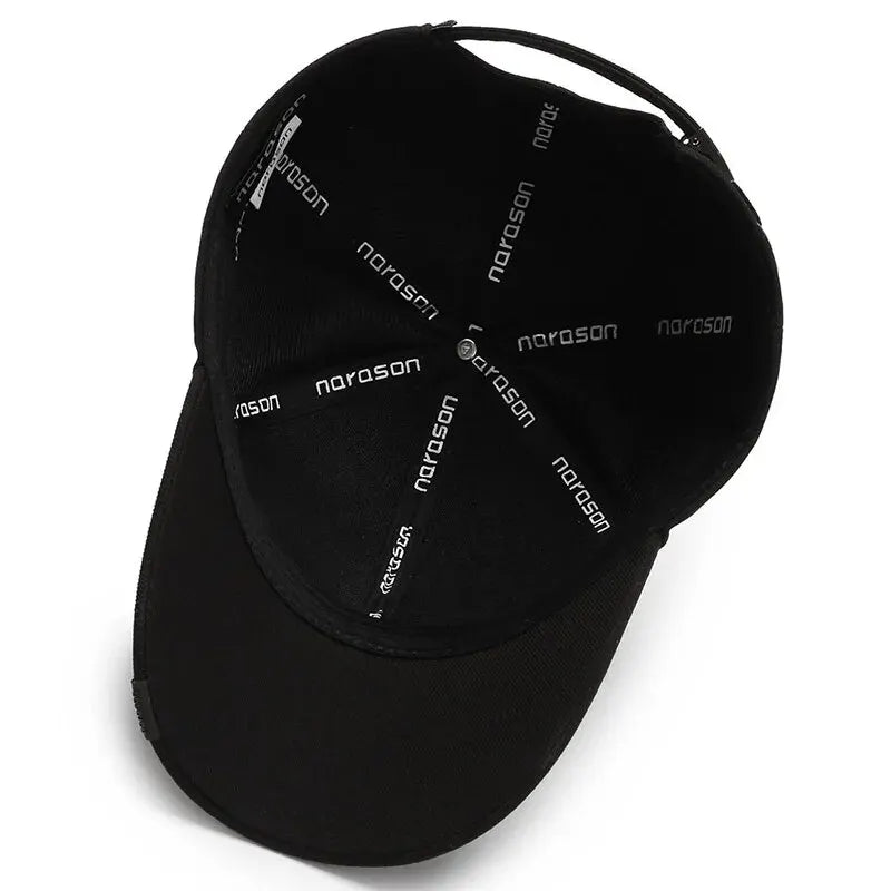 Casquette de baseball noire style coréen pour homme, style décontracté et polyvalent