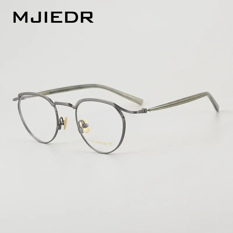 Top Quality Acetate Titanium Optical Glasses Frame Luxury Vintage Computer Eyeglasses Designer Ultra-Light Eyewear