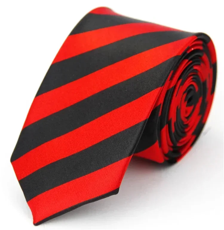 Narrow Ties for Men Women 5cm (2") Skinny Wedding Black Blue Red Pink White Purple Green Gray Piano Skull Slim Necktie