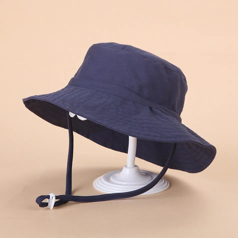 Newborn Baby Hats Boys Girls Panama Summer Kids Sun Hat Infant Beach Fisherman Bucket Hat Children Breathable Outdoor Hats
