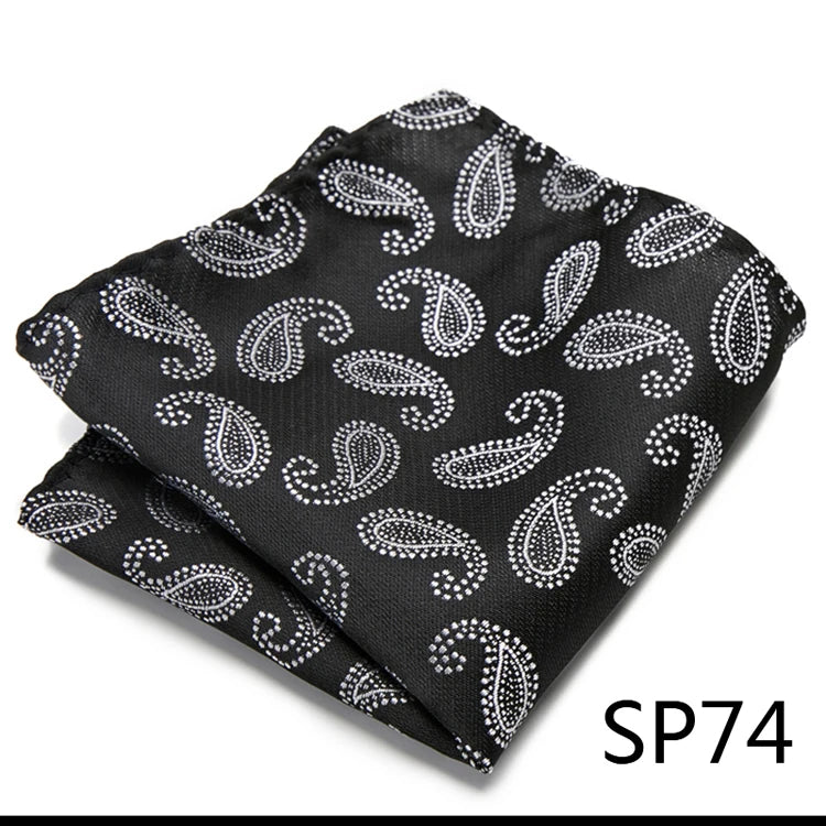 Pocket Square Handkerchief Nice Handmade Woven 100% Silk Hanky Pocket Square Printed hombre Pink Office Clothing accessories