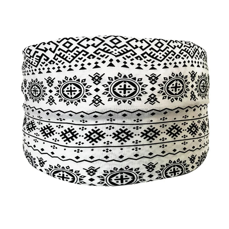 Boho Headbands For Women Fashion Wide Headscarf Bohemian Yoga Workout Head Bands Hair Accessories Band