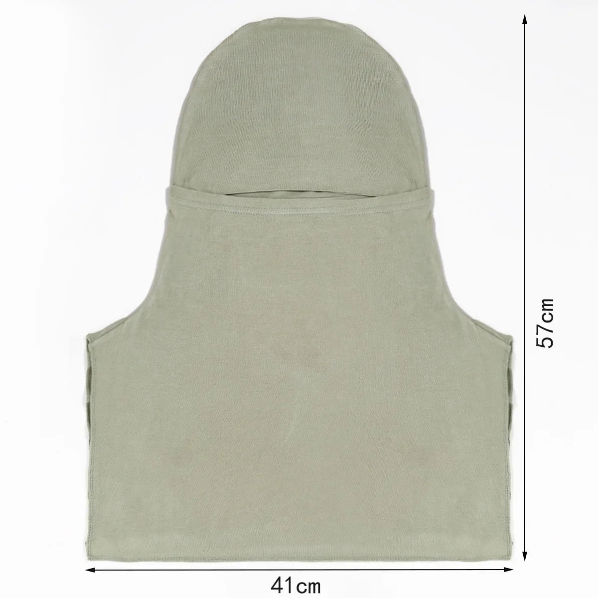 Abaya For Muslim Modal Cotton Face Mask Solid Colour Comfort Women's Pullover Hat Split Cover Hood Turban Scarf Shawl Abaya