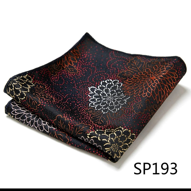 Pocket Square Handkerchief Nice Handmade Woven 100% Silk Hanky Pocket Square Printed hombre Pink Office Clothing accessories