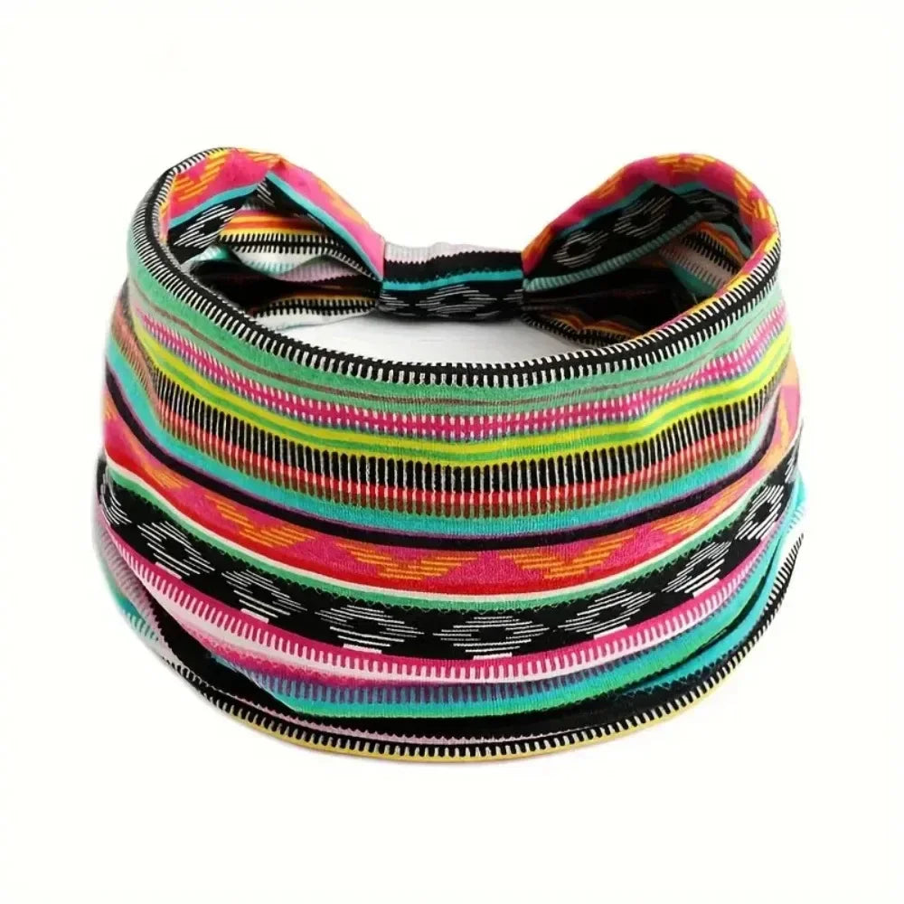 Fashion Yoga Hair Bands Headbands for Women Extra Large Turban Workout Headband Boho Twisted Thick Hair Accessories