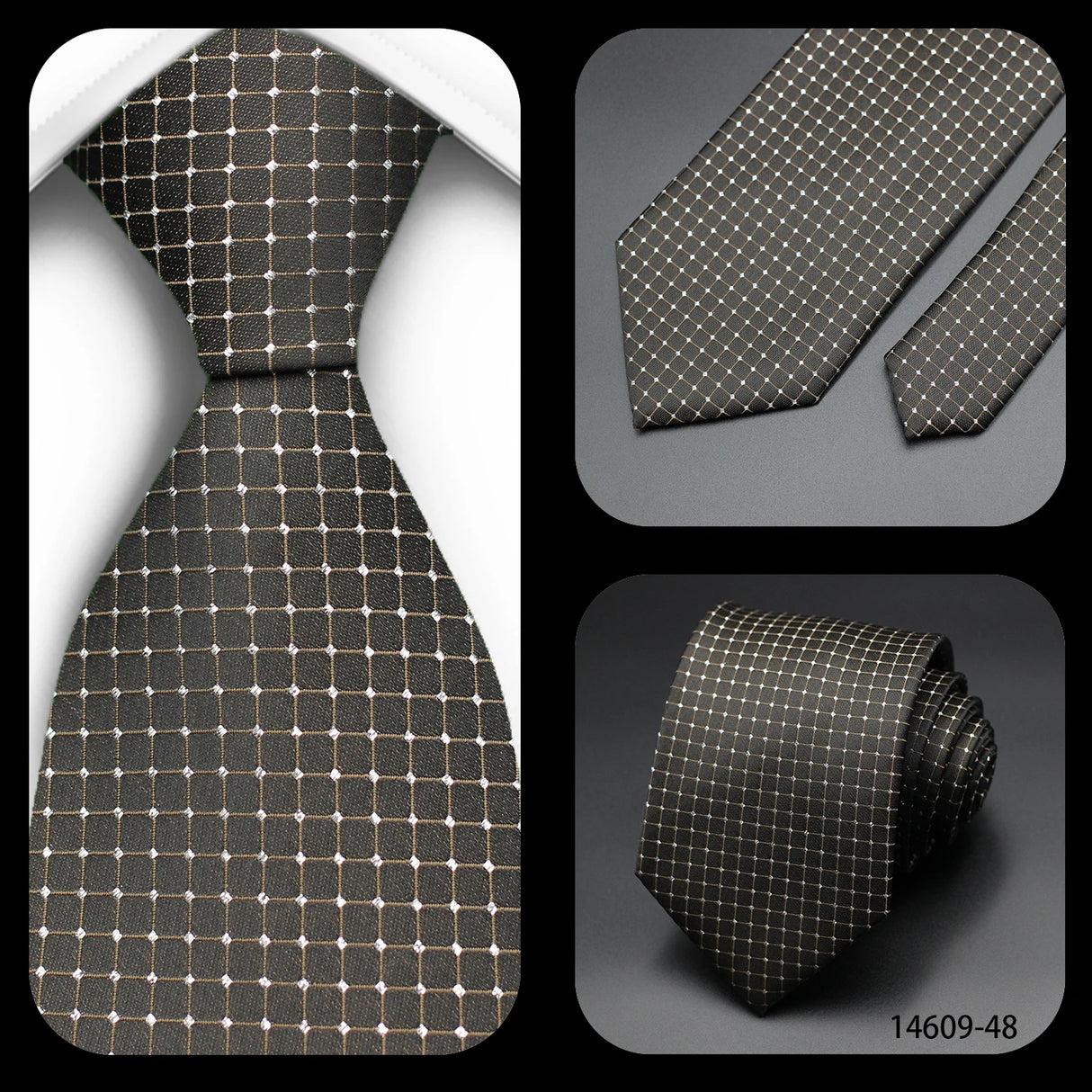 Jacquard Striped Plaid Paisley Necktie 8cm Polyester Male Narrow Tie Skinny Tuxedo Suit Shirt Gift For Business Men Accessory