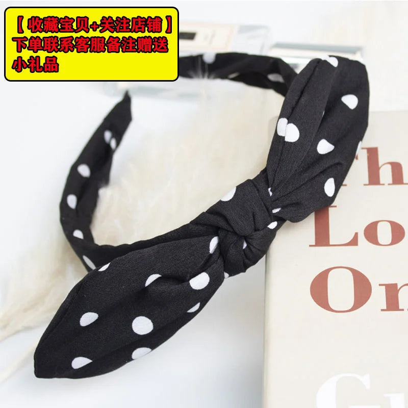 New Flower Headbands For Women Hair Hoop Knot Turban Headband Elastic Hairband Hair Accessories for Girls No Slip Stay