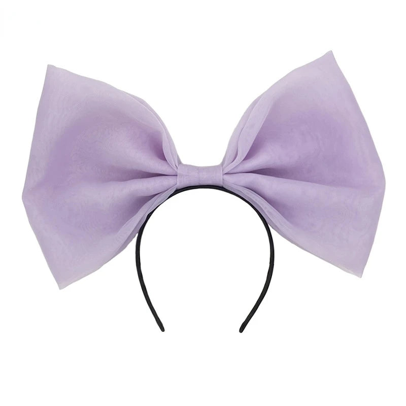 Bow Headband Bowknot Hair Bands Women Party Decoration Cosplay Costume Headwear Headpiece Birthday Accessories Halloween