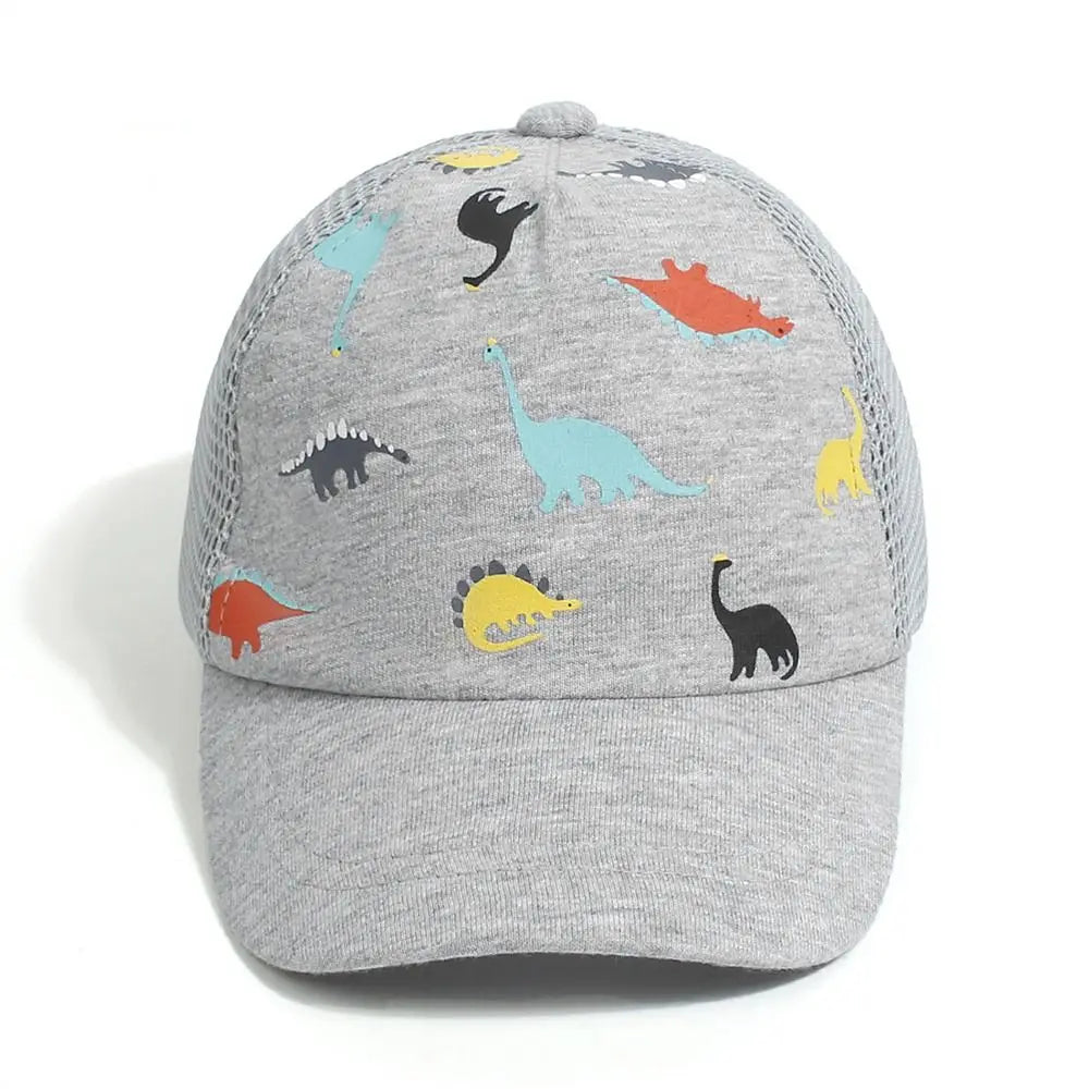 Printed Dinosaur Kids Sun Hat Toddler Baseball Hat for Baby Boys Girls Cap Age 0-5Y Sun Hat