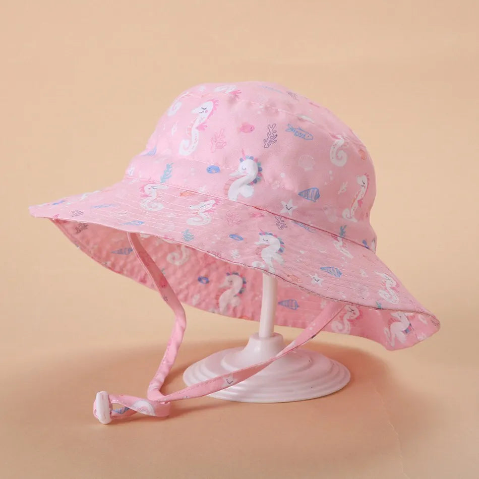 Newborn Baby Hats Boys Girls Panama Summer Kids Sun Hat Infant Beach Fisherman Bucket Hat Children Breathable Outdoor Hats
