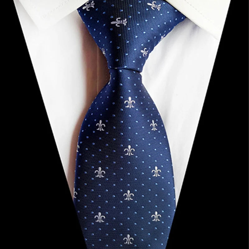 68 Colors NEW 8cm Tie for Man Tie Luxury Striped Flower Business Neck Tie Suit Cravat Wedding Party Necktie Men Gift