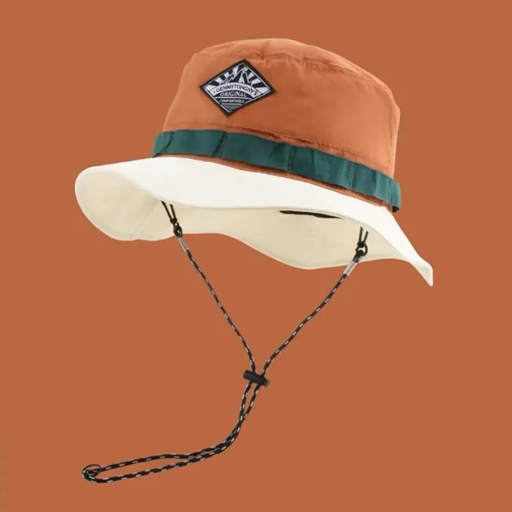 Mountaineering Quick-drying Fisherman Hat Visor Sunscreen Bucket Hat Anti-UV Waterproof Sun Hat Women