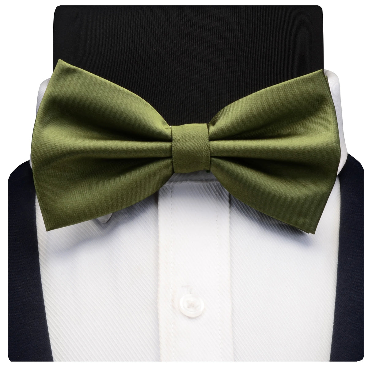 GUSLESON Nœud papillon pré-noué en soie solide pour homme Violet Noir Jaune Nœud papillon double pli Imperméable Mariage Affaires Nœud papillon