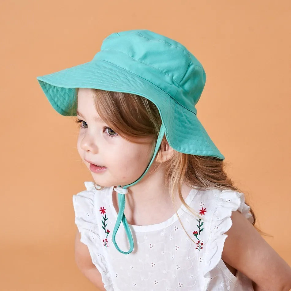 Newborn Baby Hats Boys Girls Panama Summer Kids Sun Hat Infant Beach Fisherman Bucket Hat Children Breathable Outdoor Hats