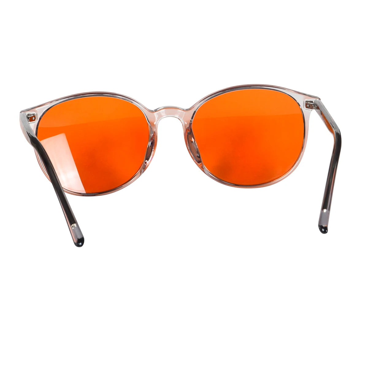 red glasses red blue light glasses for better sleep blue light blocking glasses orange lenses Tr90 women eyeglasses SH2022