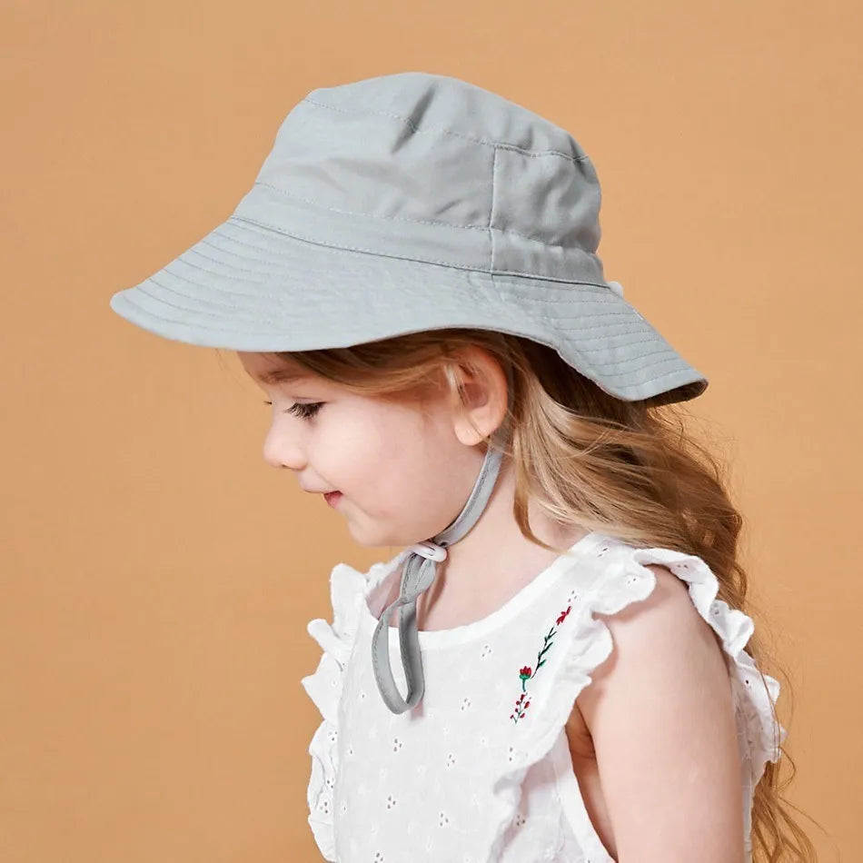 Newborn Baby Hats Boys Girls Panama Summer Kids Sun Hat Infant Beach Fisherman Bucket Hat Children Breathable Outdoor Hats