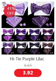 Hi-Tie Nœuds papillon verts de Noël pour hommes Cravate papillon en soie Ensemble de boutons de manchette et mouchoirs pour fête de mariage Nœud papillon uni à carreaux cachemire