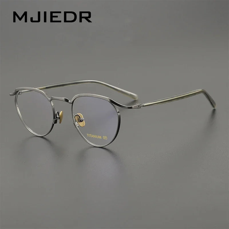 Top Quality Acetate Titanium Optical Glasses Frame Luxury Vintage Computer Eyeglasses Designer Ultra-Light Eyewear